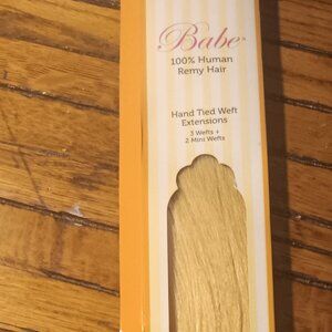 New in package. Babe Dixie 18.5 #600 *HAND TIED Weft 100% Human Remy Hair Extens